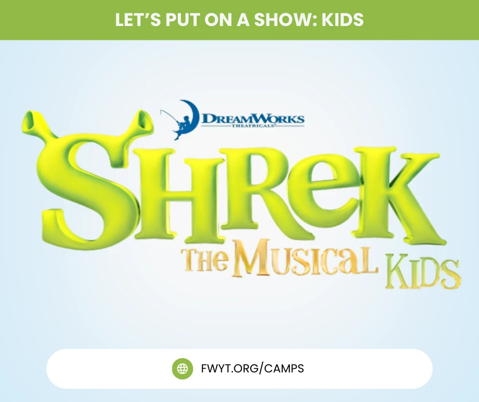 Let's Put On A Show - SHREK THE MUSICAL KIDS Logo